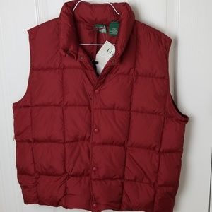 NWT L L Bean Down Puffer Vest